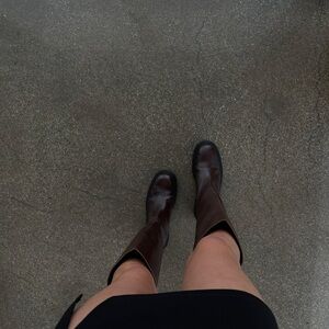 Zara leather boots worn couple times